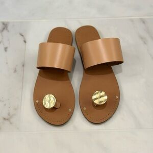 ASOS Coin Toe Sandals Zara style